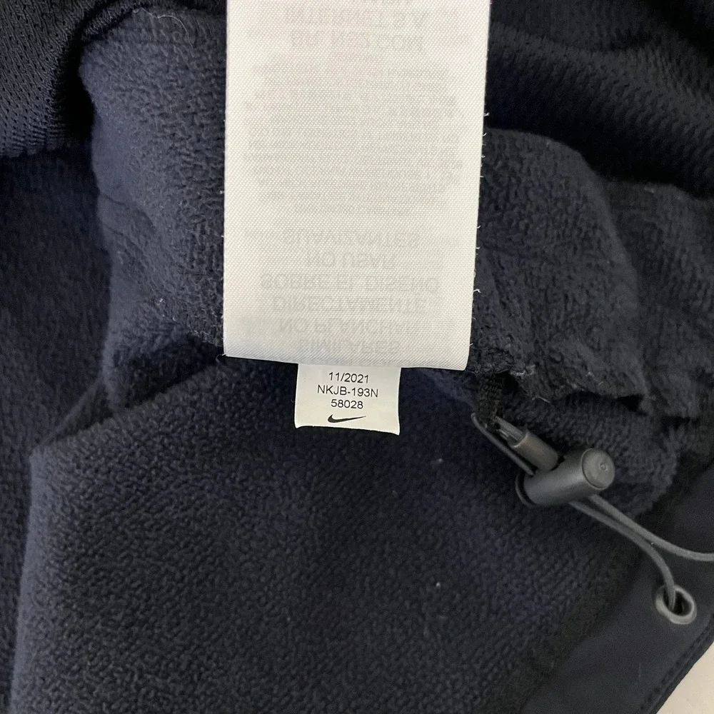 Nike Detroit Tigers MLB Hoodie Mens Large Full Zip Therma-FIT Navy Blue